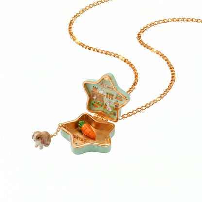 Tiny Pet Shop Star Locket Necklace