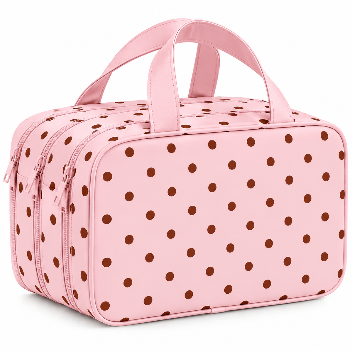 Polka Dot Makeup Organizer Bag