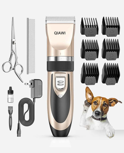 QIAWI Dog Clipper & Dog Grooming Kit