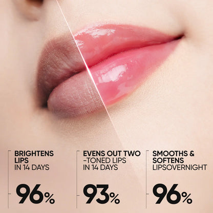 JUXEK Glass Lip Serum with Hyaluronic Acid & Peptide, Hydrating Plumping Lip Treatment for Soft Glossy Lips, Korean Beauty Moisture Balm with Cooling Metal Roller Applicator