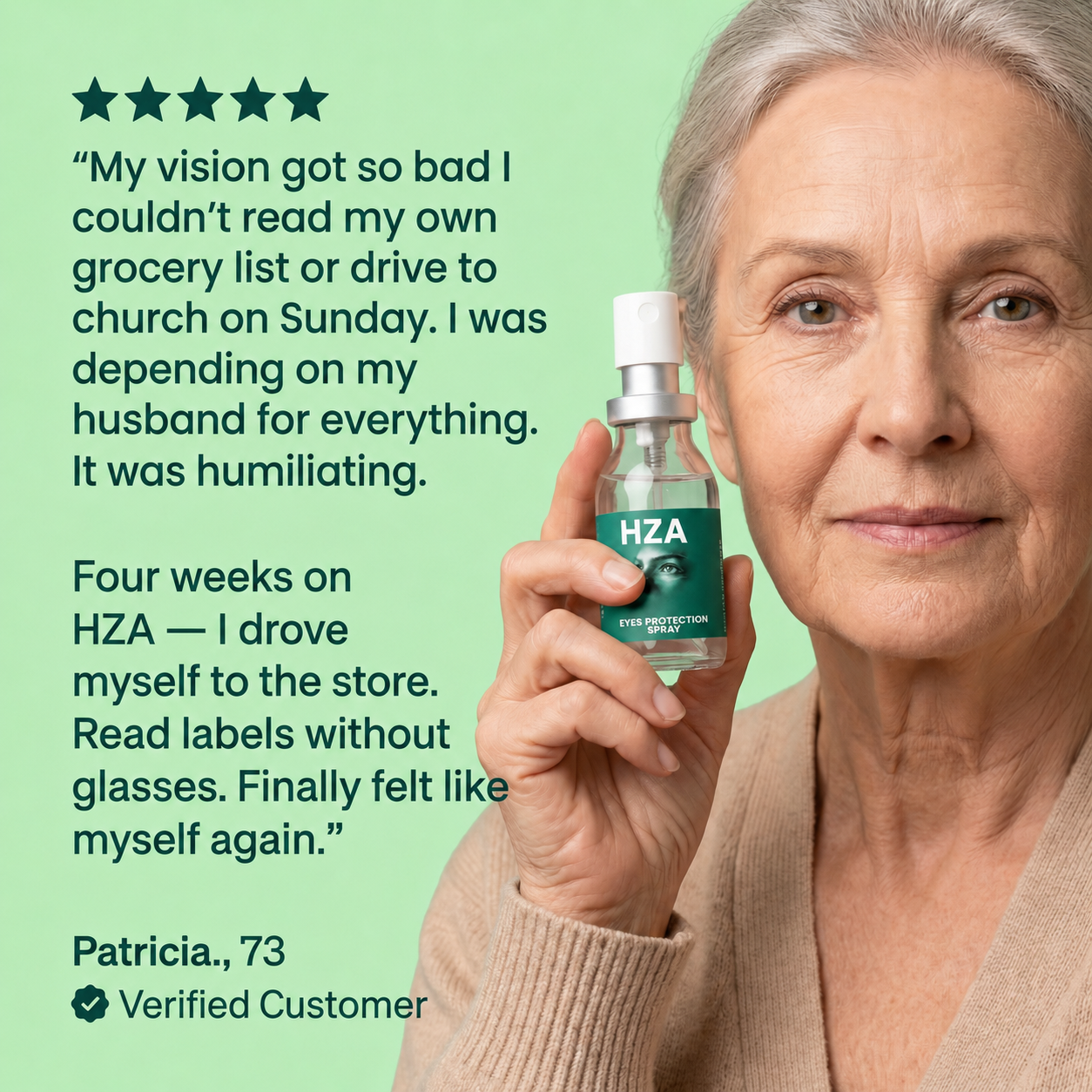 👁️ HZA™ Lutein Eye Spray | Refresh Tired, Screen-Stressed Eyes