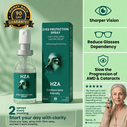 👁️ HZA™ Lutein Eye Spray | Refresh Tired, Screen-Stressed Eyes