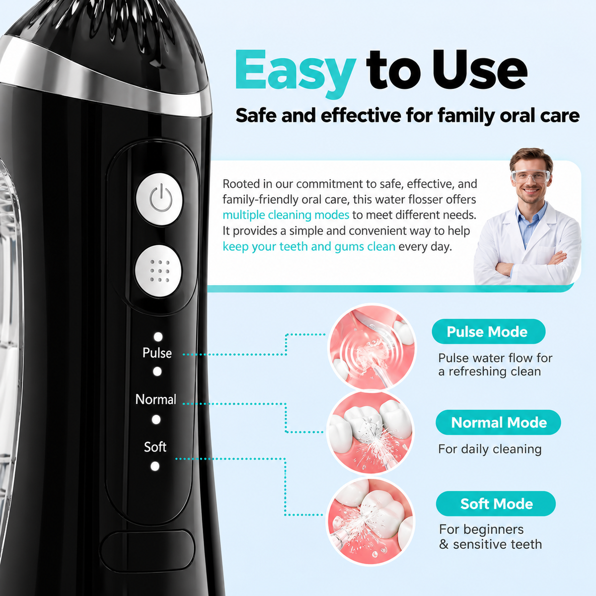Cordless Water Flosser Set
