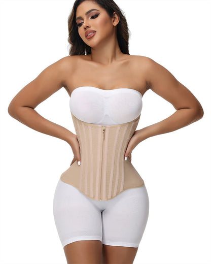 High Compression Curved Boned Waist Trainer