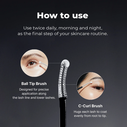 Essential Eyelash Growth Serum| Fuller & Thicker Lashes in 2 Weeks | Non-Prostaglandin