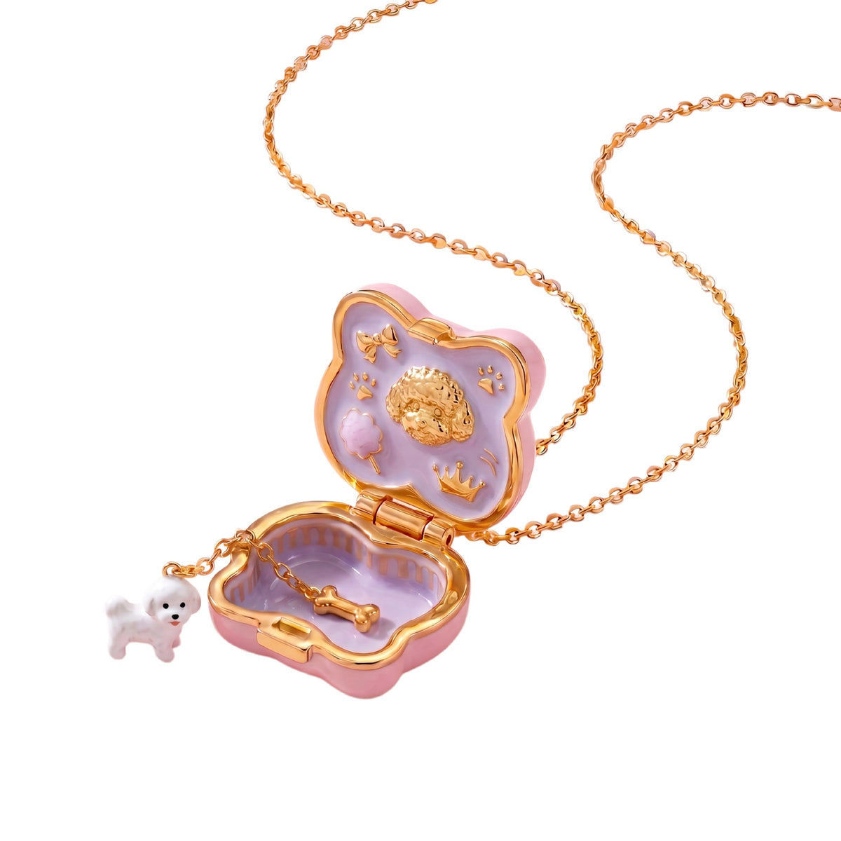 Tiny Pet Shop Star Locket Necklace