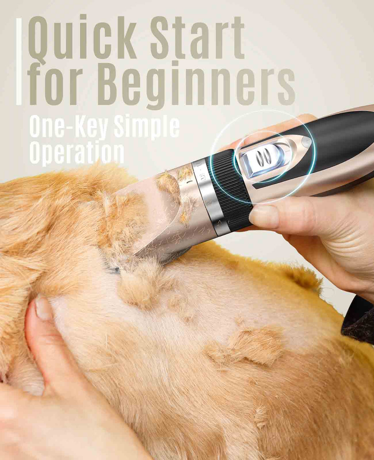 QIAWI Dog Clipper & Dog Grooming Kit