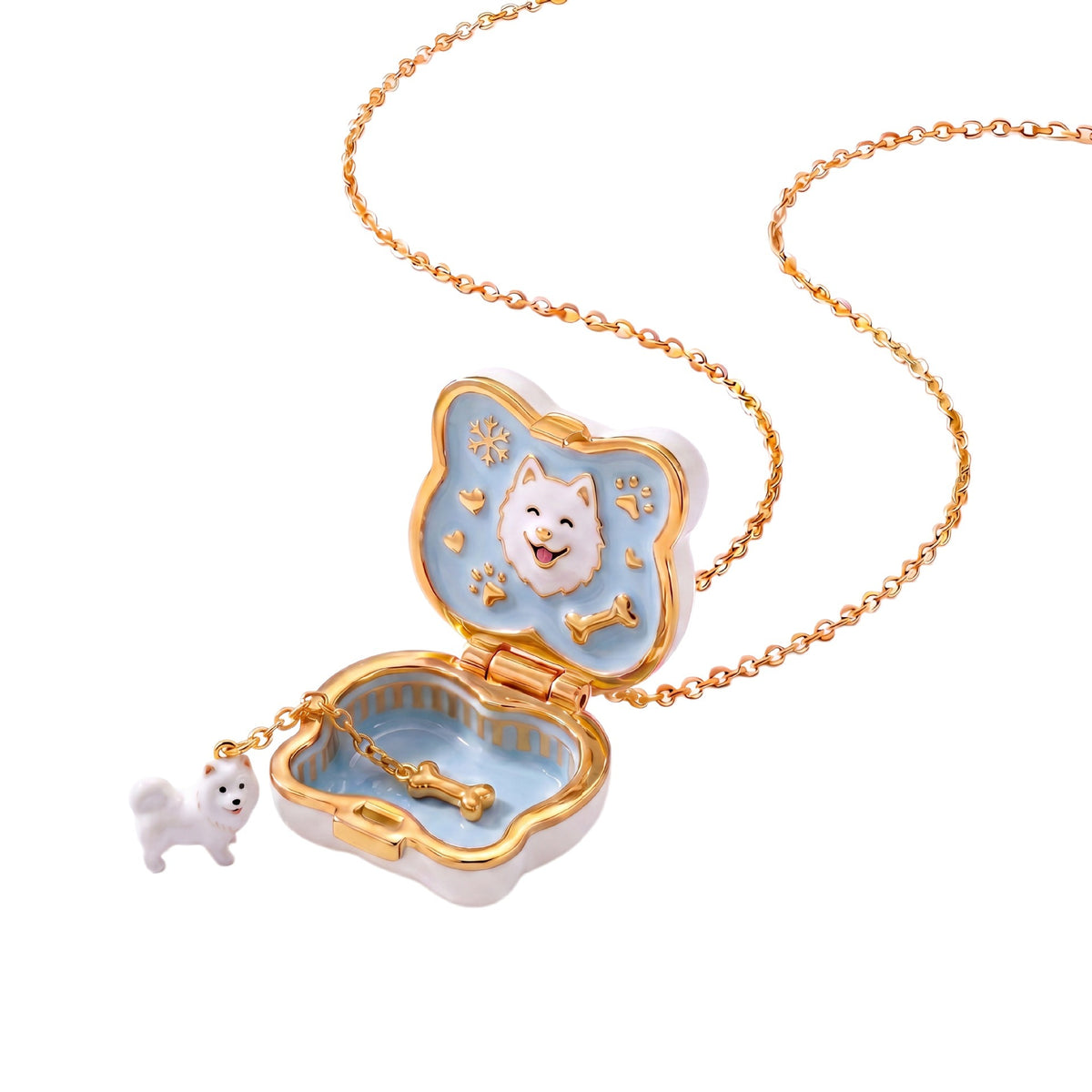 Tiny Pet Shop Star Locket Necklace