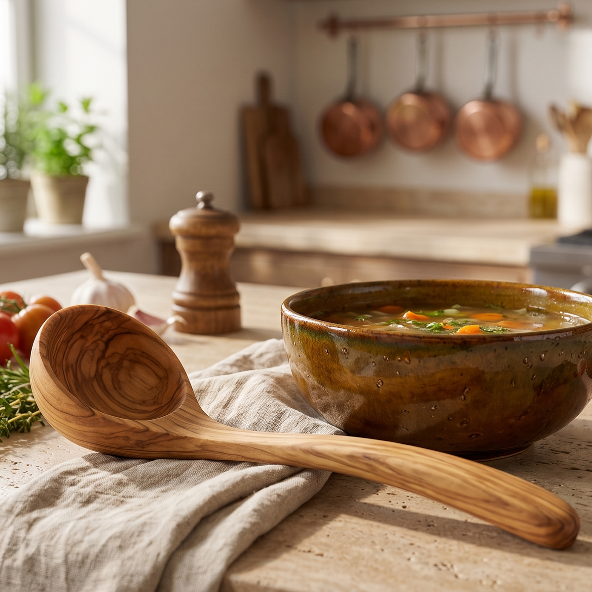 Ladle (Olive Wood)