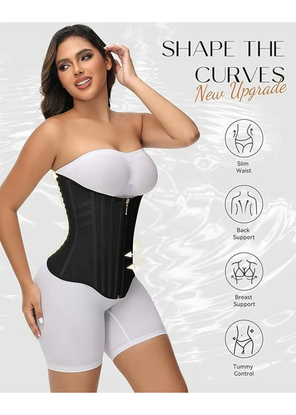 High Compression Curved Boned Waist Trainer