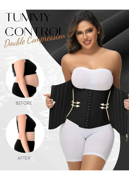 High Compression Curved Boned Waist Trainer