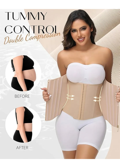 High Compression Curved Boned Waist Trainer